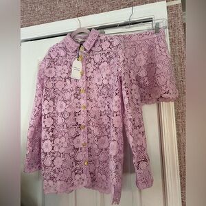 English Factory lace shorts, size XS